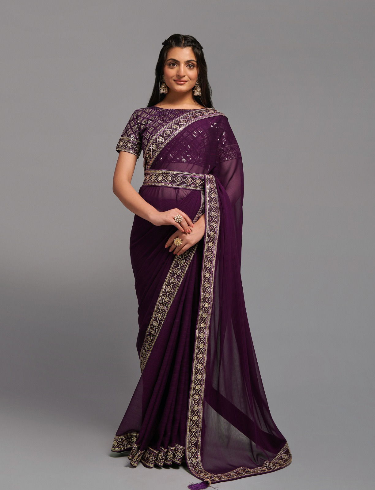 Kriyansha Designer Party Wear Sarees Catalog